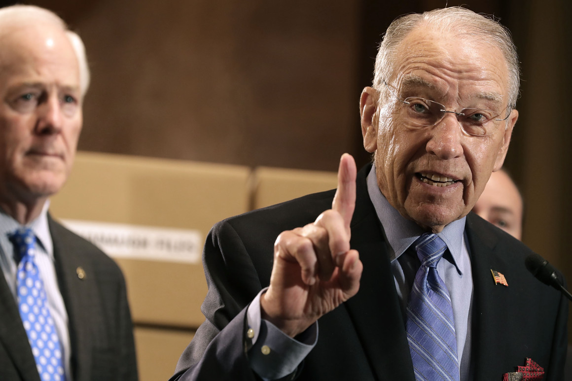 Grassley Refers False Kavanaugh Accuser to FBI for Prosecution - The DC Patriot
