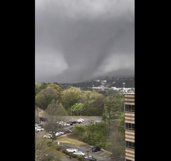 WATCH: Multiple Videos of Large Tornado on the Ground in Little Rock ...