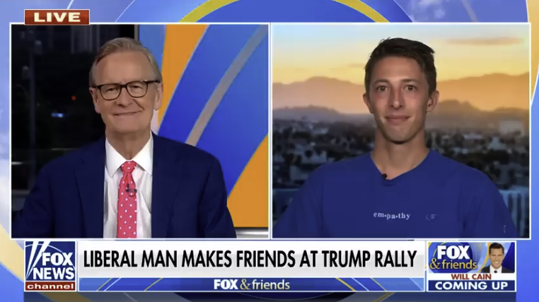 Liberal Goes Viral Making Friends at Trump Rally, Stunned at How ...